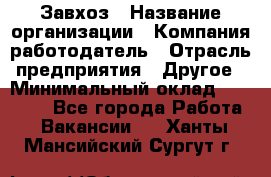 Завхоз › Название организации ­ Компания-работодатель › Отрасль предприятия ­ Другое › Минимальный оклад ­ 30 000 - Все города Работа » Вакансии   . Ханты-Мансийский,Сургут г.